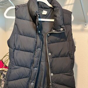 J. Crew black Puffer Vest